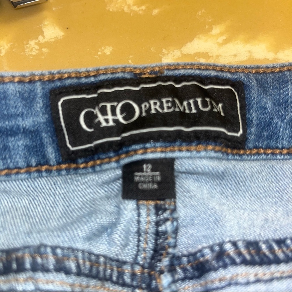 Cato Dark Blue Denim Mini Skirt - Picture 4 of 4